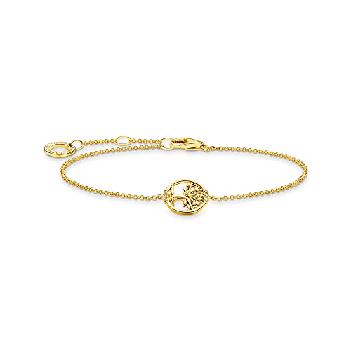 THOMAS SABO Damen Armband Gold Tree of Love925 Sterlingsilber A2041-414-14-L19V