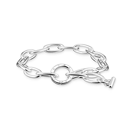 Thomas Sabo Damen Armband Glieder Silber, 925er Sterlingsilber, Länge: 15-19 cm, A2035-001-21-L19V