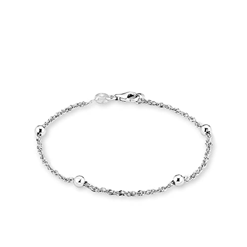 Amor Armband 925 Sterling Silber Damen Armschmuck, 19 cm, Silber, Kommt in Schmuck Geschenk Box, 2016476