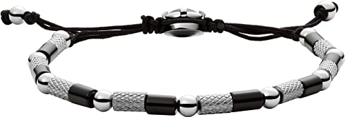 Diesel Armband Für Männer Stackables, L 180-195mm X B 4.40mm X H 4.40mm Silber Edelstahlarmband, DX1311040