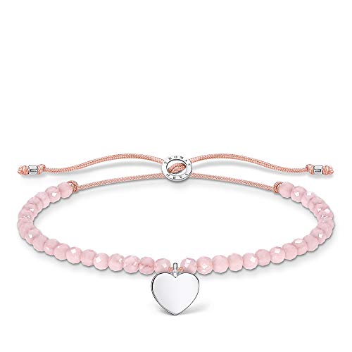 Thomas Sabo Armband rosa Perlen mit Herz 925 Sterling Silber A1985-813-9-L20V