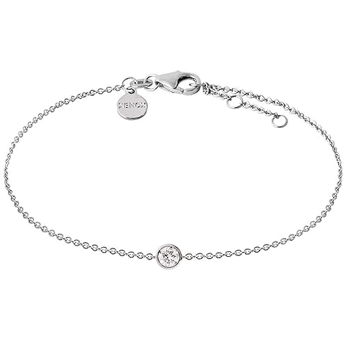 XENOX XS7320 Damen Armband Silver Circle Sterling-Silber 925 Silber weiß Zirkonia 18,5 cm