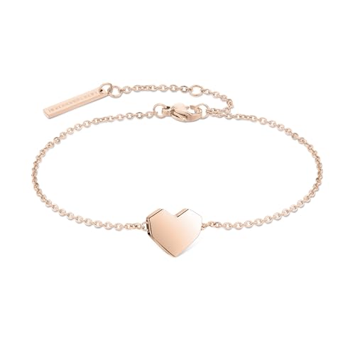 Liebeskind Berlin Armband mit Herz-Anhänger LJ-1480-B-21 IP Roségold