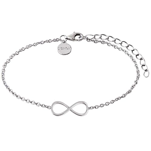 XENOX XS2764 Damen Armband Unendlich Symbolic Power Sterling-Silber 925 Silber 20 cm