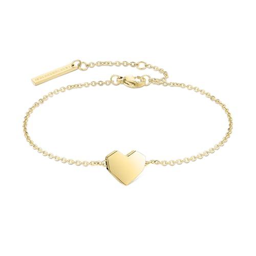 Liebeskind Berlin Armband mit Herz-Anhänger LJ-1479-B-21 IP Gold