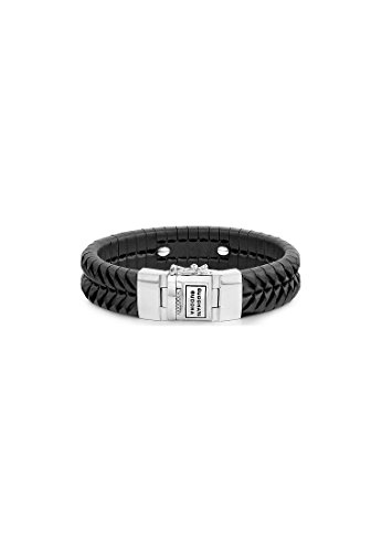 Buddha to Buddha Unisex-Armband 925er Silber 19 Schwarz 32004867