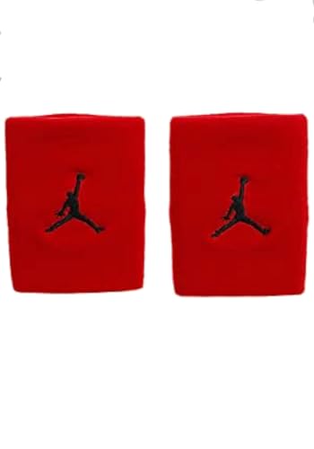 Nike Jordan Jumpman Armbänder, Gym Rot Schwarz, Einheitsgröße