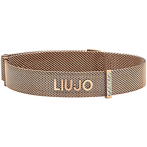 Liu Jo Damen Armband rosegold/transparent One Size