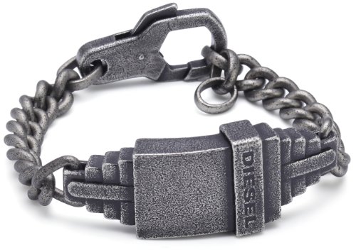  Herren Armband Military grau schwarz eloxiert DX0559040