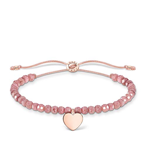 Thomas Sabo Armband rosa Perlen mit Herz vergoldetes Silber A1985-893-9-L20V