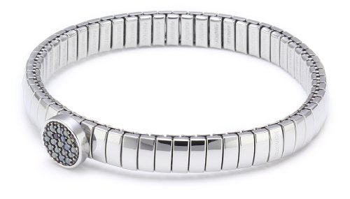 Nomination Damen-Armband Lotus Stahl Silber Steine Zirkonia Swarovski 043111/011