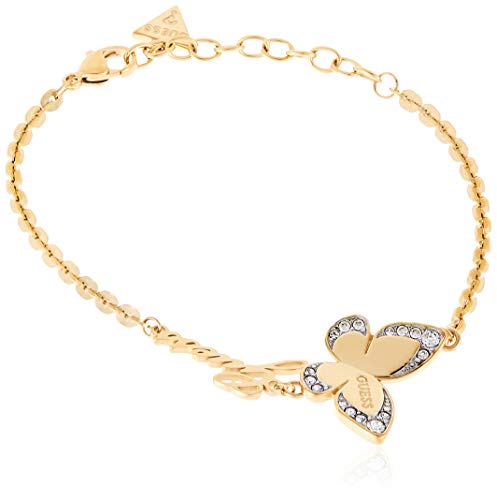 GUESS Love Butterfly Bracelet Acier doré UBB78050-S