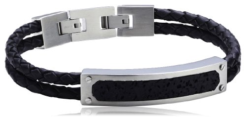 S. Oliver Herren Armband Leder 22.0 cm   417648